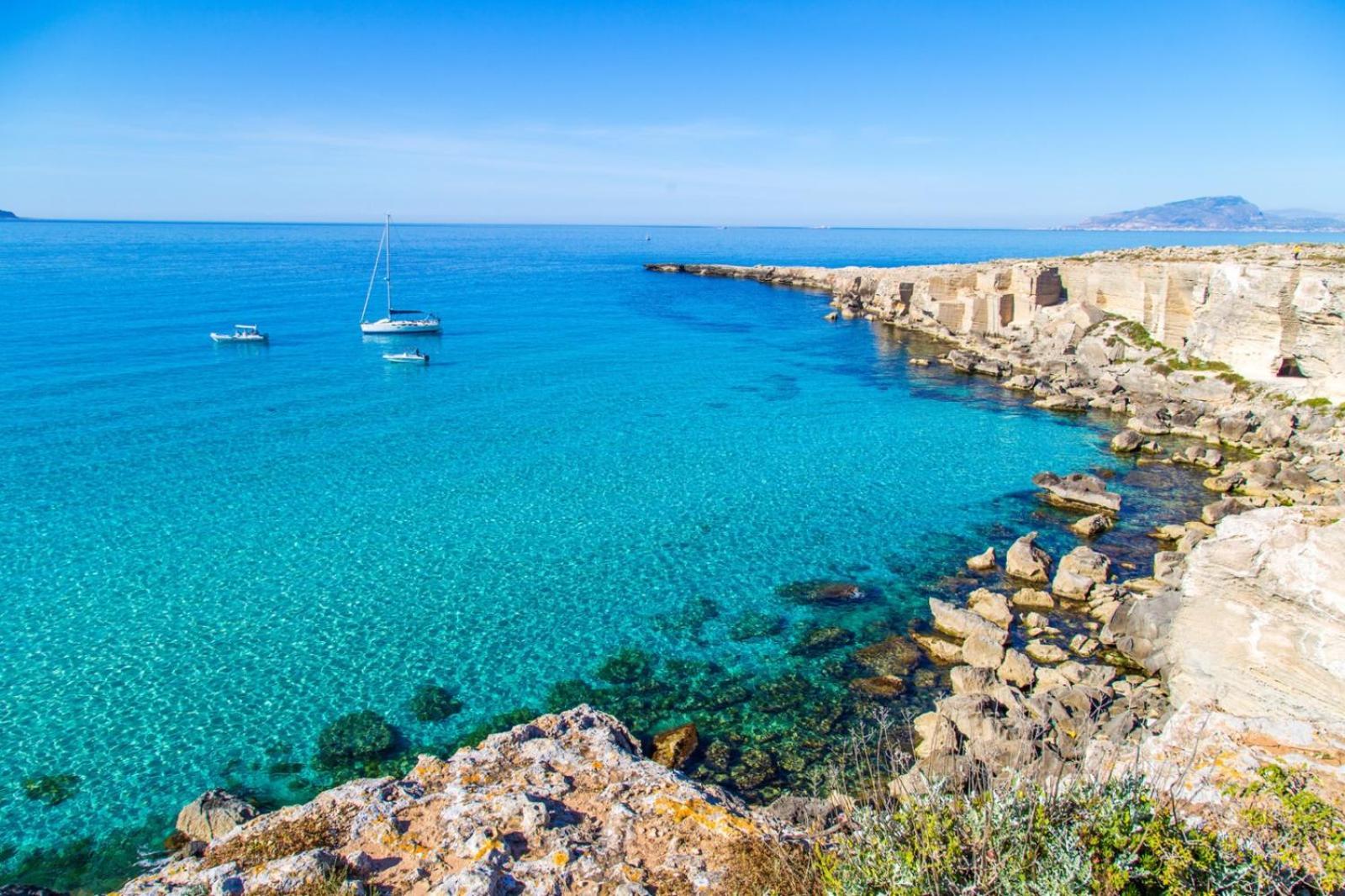 Isola Serena Villa Favignana Buitenkant foto
